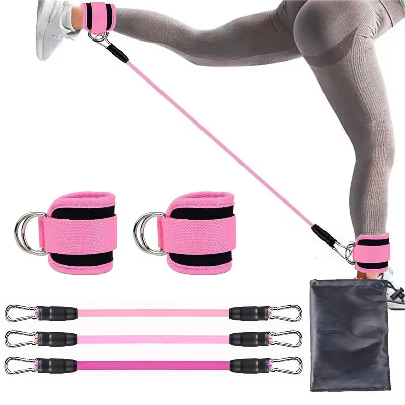 Elevate Your Workout with Our Versatile Ankle Straps Resistance Bands Set - Perfect for Fitness, Yoga, and Strength Training!